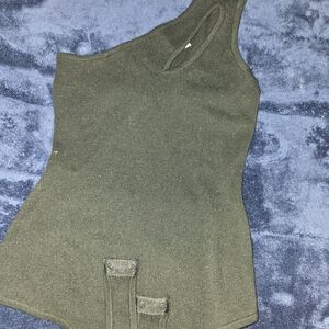 Better Be Black One-Shoulder Bodysuit